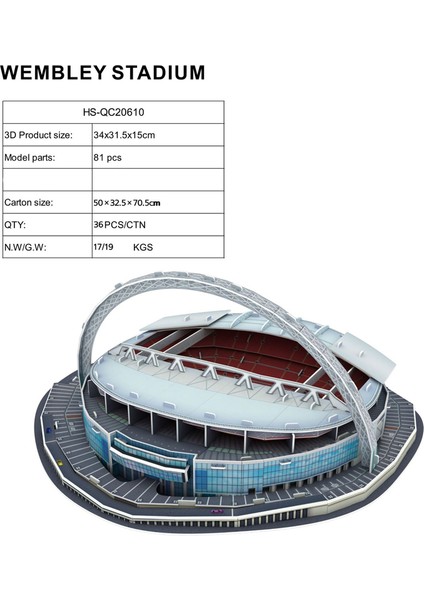 Camp Nou Bulmacaları Stili Çocuklar Için Avrupa Futbol Stadyumu 3D Puzzle Oyuncakları - Kendin Yap Jigsaw Dünya Futbol Sahası Oyuncakları (Yurt Dışından) fırsatları
