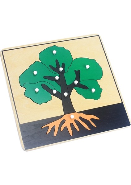 Ağaç Stili Bebek Montessori Malzemeleri Ahşap Bulmacalar Eğitici Oyuncaklar Bitki Büyüme Panosu Ahşap Oyuncak Öğrenme Tangram Jigsaw Çocuklar Okul Öncesi (Yurt Dışından)