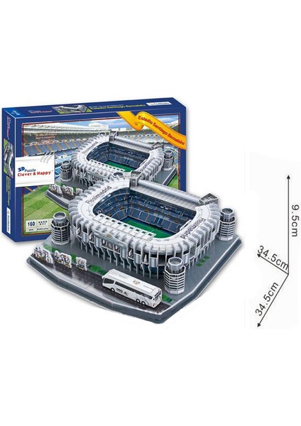 Komik Cristiano Ronaldo Santiago Bernabeu Yarışma Futbol Oyunu Stadyumlar Bina Model Oyuncak Hediye Kutusu (Yurt Dışından) fiyatları
