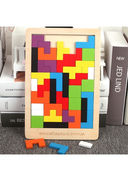 YZ02-2 Stili Yeni Renkli Ahşap 3D Bulmaca Geometrik Şekil Tangram Mozaik Puzzle Çocuklar Ahşap Oyuncak Bebek Montessori Eğitici Oyuncaklar Için E-Ticaret Başlığı (Yurt Dışından) modelleri