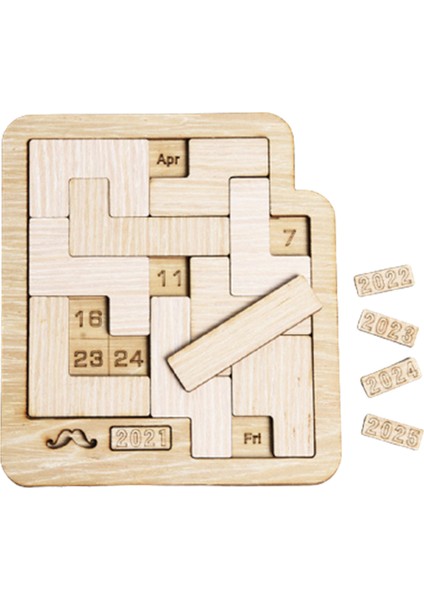 Ahşap Renk Stili Günlük Takvim Bulmaca Ahşap Takvim Tarih Göstermek Için Farklı Bir Bulmaca Oyunu Zor Jigsaw Oyunu Ofis Masası Için Satış (Yurt Dışından)