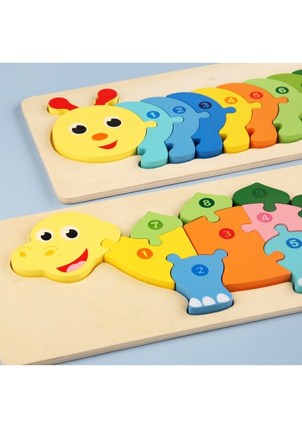 Maymun Stili 1 Adet Yapılabilir Ahşap Bulmaca Beyin Oyunu Puzzle Blokları Çocuk Oyun Eğitim Oyuncakları Hayvan Araba Dinozor Bina Bulmaca Yapboz Yjn (Yurt Dışından)