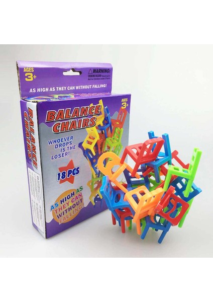Kutu Stili Ile 36 Adet Kendi Kendine Denge Koltukları Eğlenceli Aile Oyunu Hava Üflemeli 1 Paket Oyuncu Oyun Tahtası Eğitici Oyuncaklar (Yurt Dışından)
