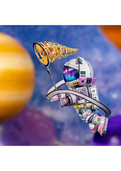 Mmz Model Mu 3D Metal Puzzle Astronot Model Kiti Kendin Yap 3D Lazer Kesim Montaj Bulmaca Oyuncak Hediye Yetişkin Çocuklar Için (Yurt Dışından)