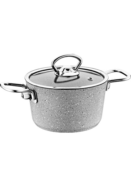 3111 2 Parça Bio Granit Mini Tencere 12X7,5 cm Gri fiyatları