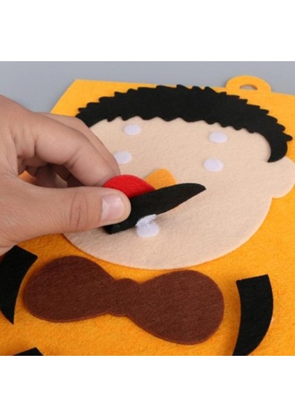 Bir Stil Çocuklar Için Yüz Ifadeleri Felt Kumaş El Yapımı Sticker Oyuncaklar Değişen Duygular Eğitici Oyuncaklar (Yurt Dışından) fiyatları