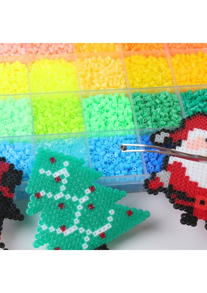A-5 Stili Çocuklar Için Eğitici Oyuncaklar 72 Renkli Hama Boncuklar 3D Puzzle Oyuncakları Zabawki Perler Boncuklar Speelgoed (Yurt Dışından)