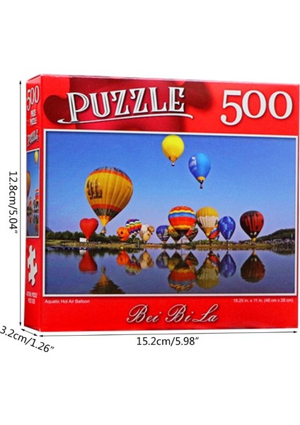 No.1 Tarzı Manzara Desenli Resimler Yetişkin Puzzles Çocuklar Için Eğitici Oyuncak Hediye Bulmaca (Yurt Dışından)