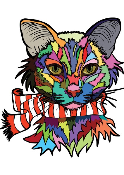 Mao-03-A4 Stili Kedi Desenli Bulmaca Anne-Çocuk Tatil Hediye Eğitici Bulmaca Oyunları Kedi Desenli Bulmaca Ebeveyn-Çocuk Bulmaca Oyuncakla (Yurt Dışından)