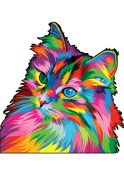 Mao-03-A4 Stili Kedi Desenli Bulmaca Anne-Çocuk Tatil Hediye Eğitici Bulmaca Oyunları Kedi Desenli Bulmaca Ebeveyn-Çocuk Bulmaca Oyuncakla (Yurt Dışından)