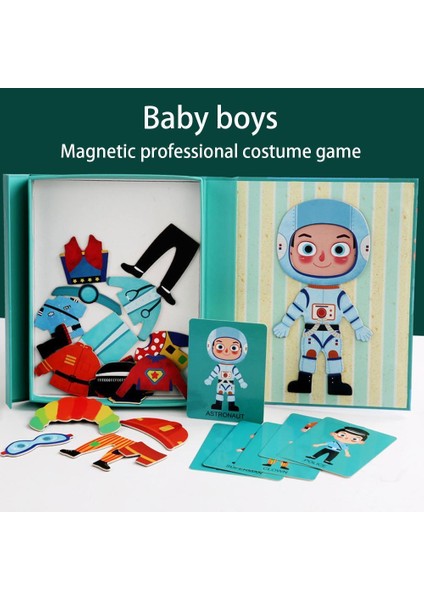 Erkek Tarzı Çocuk Oyuncakları Manyetik Bulmacalar Montessori Malzemeler Mıknatıslar Bulmacalar Kitaplar Eğitici Oyuncaklar Çocuklar Için Manyetik Tuğlalar Öğrenme (Yurt Dışından) modelleri