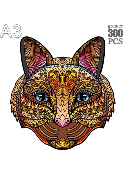 Mao-18-A3 Stili Kedi Desenli Bulmaca Anne-Çocuk Tatil Hediye Eğitici Bulmaca Oyunları Kedi Desenli Bulmaca Ebeveyn-Çocuk Bulmaca Oyuncakla (Yurt Dışından)