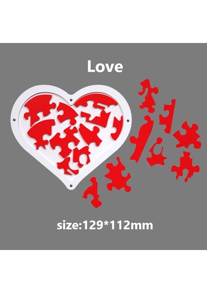 Aşk Bulmaca Stili Şeffaf Akrilik Puzzle Tahtası Çocuklar ve Yetişkinler Için Montessori Eğitici Oyuncaklar Zekice Tahta - Çocuklar Için Eğlenceli Bulmaca Oyunu (Yurt Dışından)