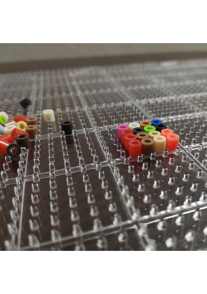 69X49 Nokta Stili Yantjouet 5mm Hama Boncuklar Pegboard Çocuk Oyuncak Nokta Bulmaca Şeffaf Tahta Aracı Dıy Şekil Malzeme Tahtası Demir Boncuk (Yurt Dışından) modelleri