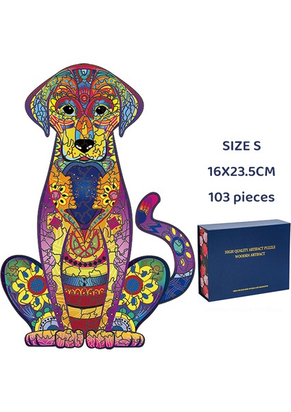 Labrador-S Tarzı Yeni 3D Ahşap Bulmaca Gizemli Hayvan Bulmacaları Butik Hediye Kutusu Ambalaj Hediye Yetişkin Çocuklar Için Şahane Montessori Oyuncak Hediyesi (Yurt Dışından)