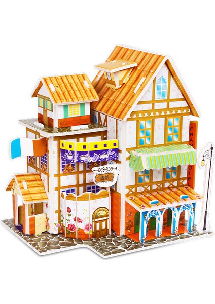 No.15 Tarzı Çocuklar Için Kendin Yap 3D Montajlı Ev Oyuncak El Kitabı Ev Simülasyonu Villa Bulmaca Kale Inşaat Eğlenceli Bulmaca Köpük Karton Çocuklar Için Hediye (Yurt Dışından) indirimleri