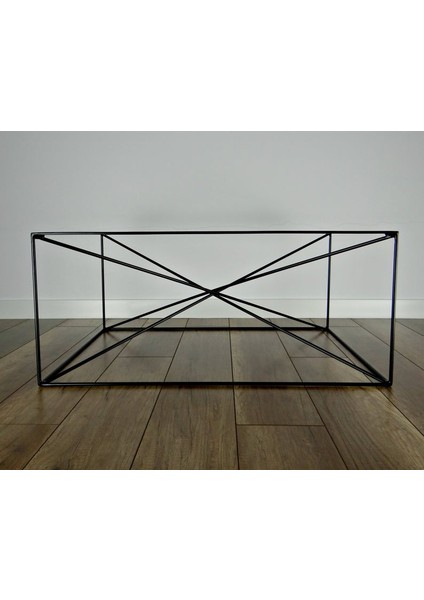 Dikdörtgen Tasarım Metal Sehpa Ayağı 1 Adet Siyah Renk modelleri