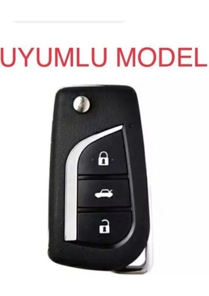 Toyota Corolla Auris Yaris Avensis Silikon Araba Anahtar Kılıfı Anahtar Kabı