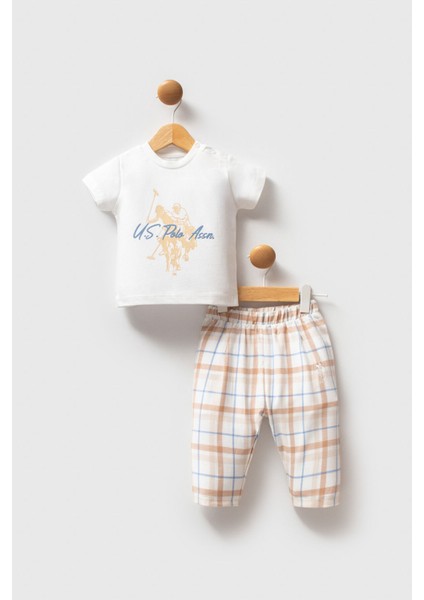 U.s.polo Erkek Bebek 2li Takım Beyaz