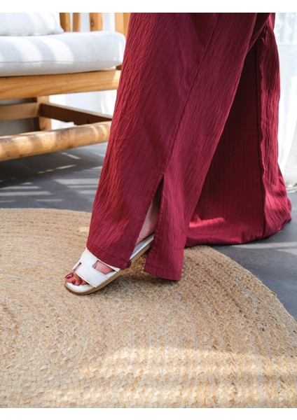 Kadın Keten Gömlek ve Pantolon Ikili Takım modelleri