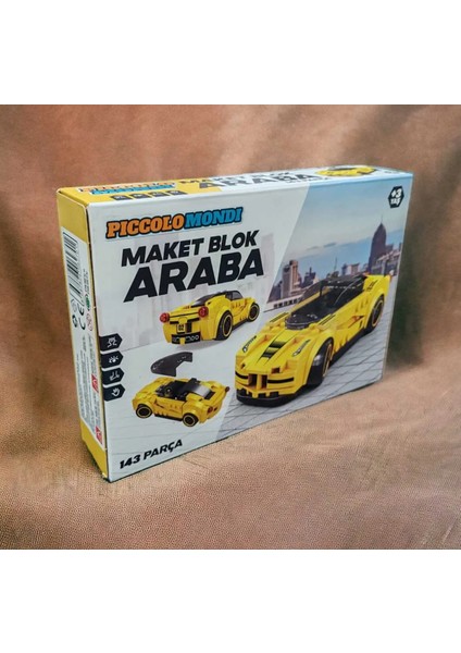 Maket Blok Araba 143 Parça