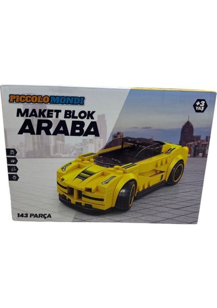 Maket Blok Araba 143 Parça