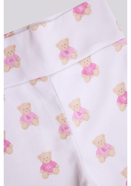 Bg Store Kız Bebek Desenli Eşofman Altı modelleri