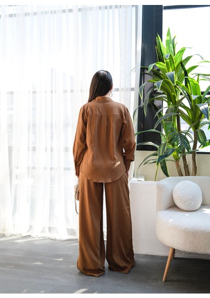 Kadın Keten Gömlek ve Pantolon Ikili Takım fiyatları