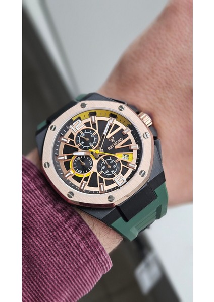 RYM-83605 Silikon Kordon Raymond Erkek Kol Saati Paslanmaz Çelik Kasa - 2 Yıl Garanti fiyatları