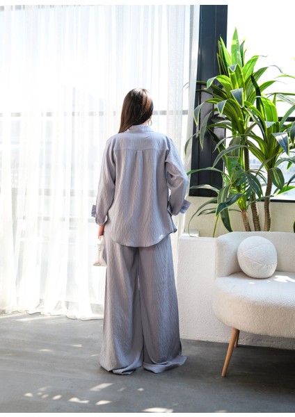 Kadın Keten Gömlek ve Pantolon Ikili Takım fiyatları