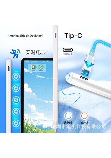 iPad Air 11INÇ /pro/air 13INÇ Uyumlu Avuç Içi Red/eğim Stylus Dokunmatik Kalemi/tüm Ipadlar 17 indirimleri