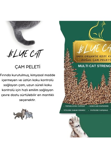 Çam Peleti Sürüngen Kumu Net 2.5 kg - 5 Lt - Topaklanmayan %100 Organik Cam Peledi