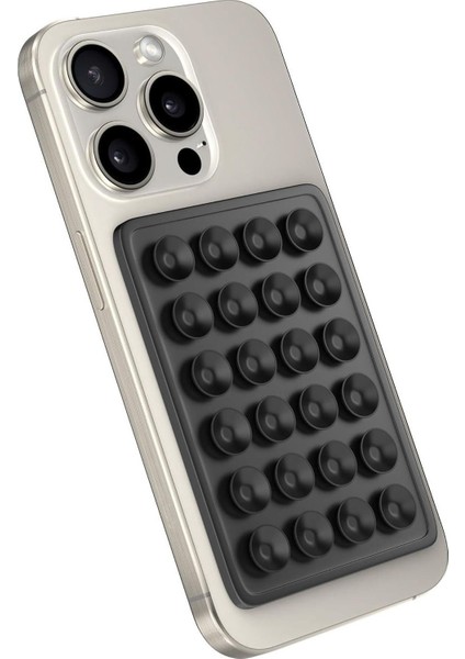 Silikon Vakumlu Telefon Tutucu Araba, Mutfak Tezgahı, Güçlü Vantuzlu Kaymaz Siyah fiyatları