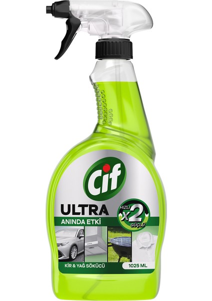 Ultra Anında Etki Kir ve Yağ Çözücü 1025 ml