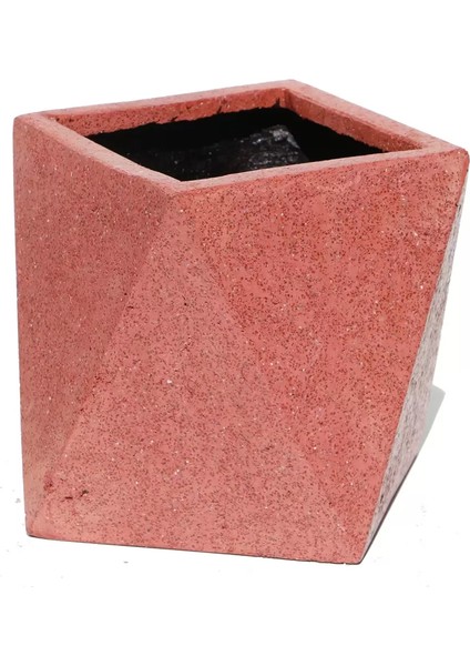 Beton Prizma Saksı
