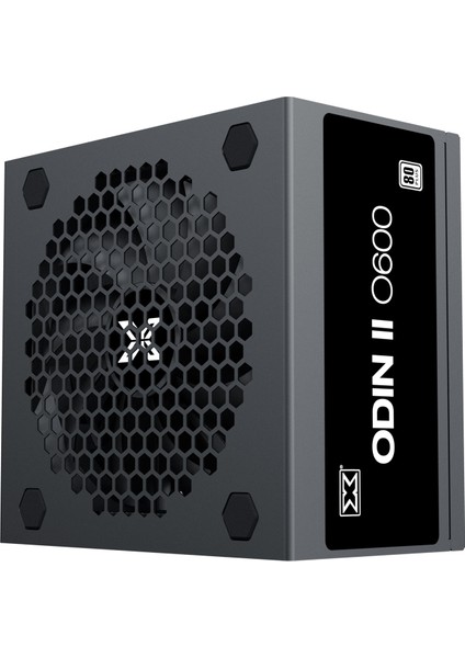 EN42560 Eu Odın Iı O600 600W 80+ Whıte 12CM Fan Apfc Pc Power Supply