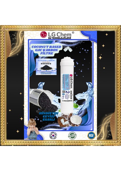 Ligth Gastro Lg Chem Gac Aktif Karbon Filtre Su Arıtma Cihazları Için