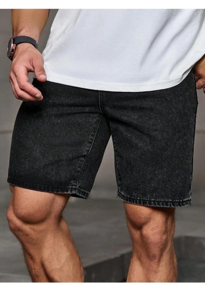 Regular Fit Erkek Kot Şort