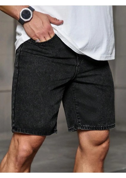 Regular Fit Erkek Kot Şort fırsatları