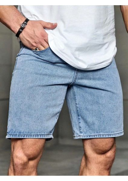 Regular Fit Erkek Kot Şort