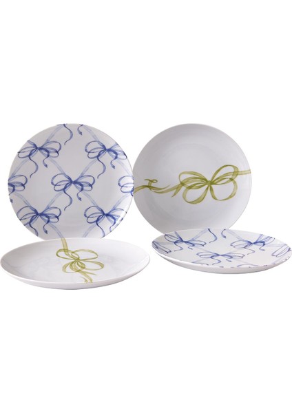 Dolce 4 Parça 21 cm Pasta Tabağı