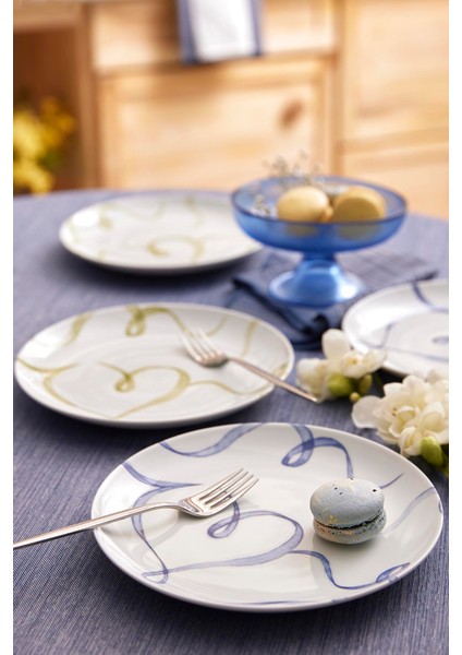 Grazia 4 Parça 21 cm Pasta Tabağı