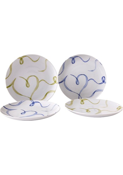 Grazia 4 Parça 21 cm Pasta Tabağı