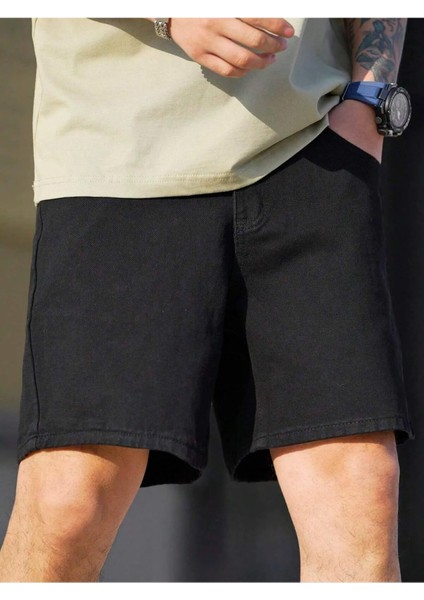 Regular Fit Erkek Kot Şort