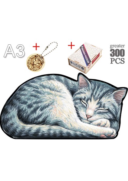 Mao-05-A3 Stili 3D Ahşap Baykuş Fil Yapboz Oyuncak Hediye Türkçe Keşif Zeka Ahşap Oyuncak- Yılbaşı Hediyesi Için Özgün Sanat Eseri (Yurt Dışından)