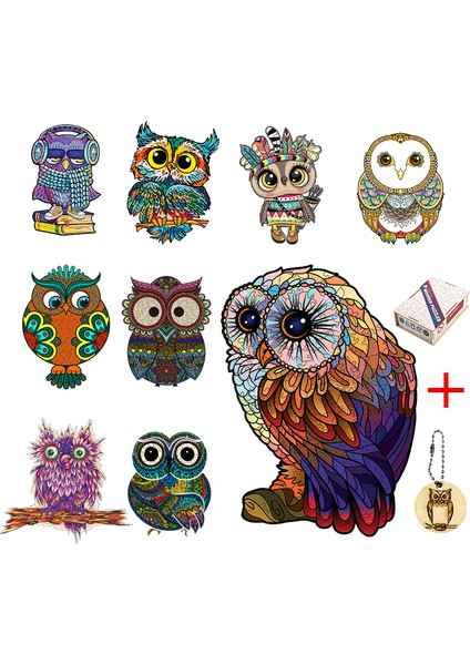 Mao-05-A3 Stili 3D Ahşap Baykuş Fil Yapboz Oyuncak Hediye Türkçe Keşif Zeka Ahşap Oyuncak- Yılbaşı Hediyesi Için Özgün Sanat Eseri (Yurt Dışından) modelleri