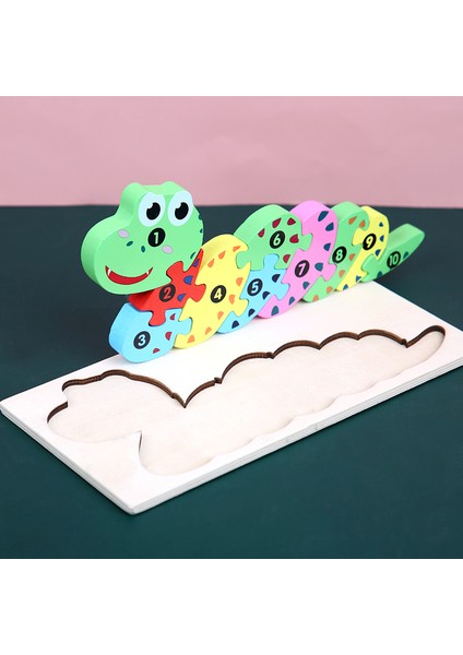Araba Tarzı Çocuklar Için Ahşap Eğitici Oyuncaklar Hediye 3D Puzzle Montessori Oyun Hayvan Jigsaw Montaj Modeli Eğitici Oyunlar (Yurt Dışından)