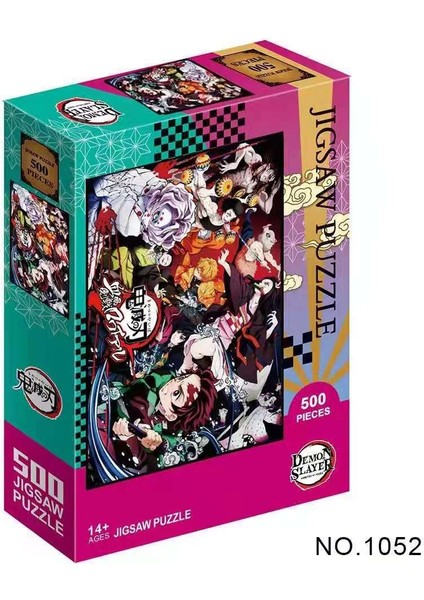 NO.1052 Stili Anime Puzzle Demon Slayer 14+ Yaş Hediye Fikirleri - Noel Hediyesi (Yurt Dışından)