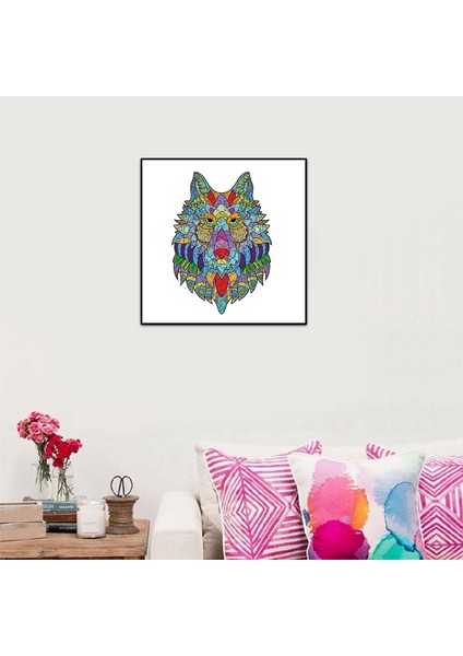 A5 Stili Yetişkinler Için Ahşap Bulmacalar Hayvan Şekilli Bulmacalar Kurt 5.2X7.36IN Yetişkinler ve Çocuklar Için En Iyi Hediye Ahşap Yapboz (Yurt Dışından) modelleri