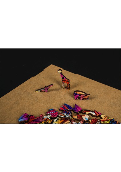 Bat-M Tarzı Halloween Serisi Benzersiz Hayvan 3D Ahşap Bulmaca Yetişkin Puzzle Hediye Kutusu Hediye Paketi Bulmaca Çocuklar Ahşap Halloween Oyuncak Hediyeler (Yurt Dışından) fırsatları